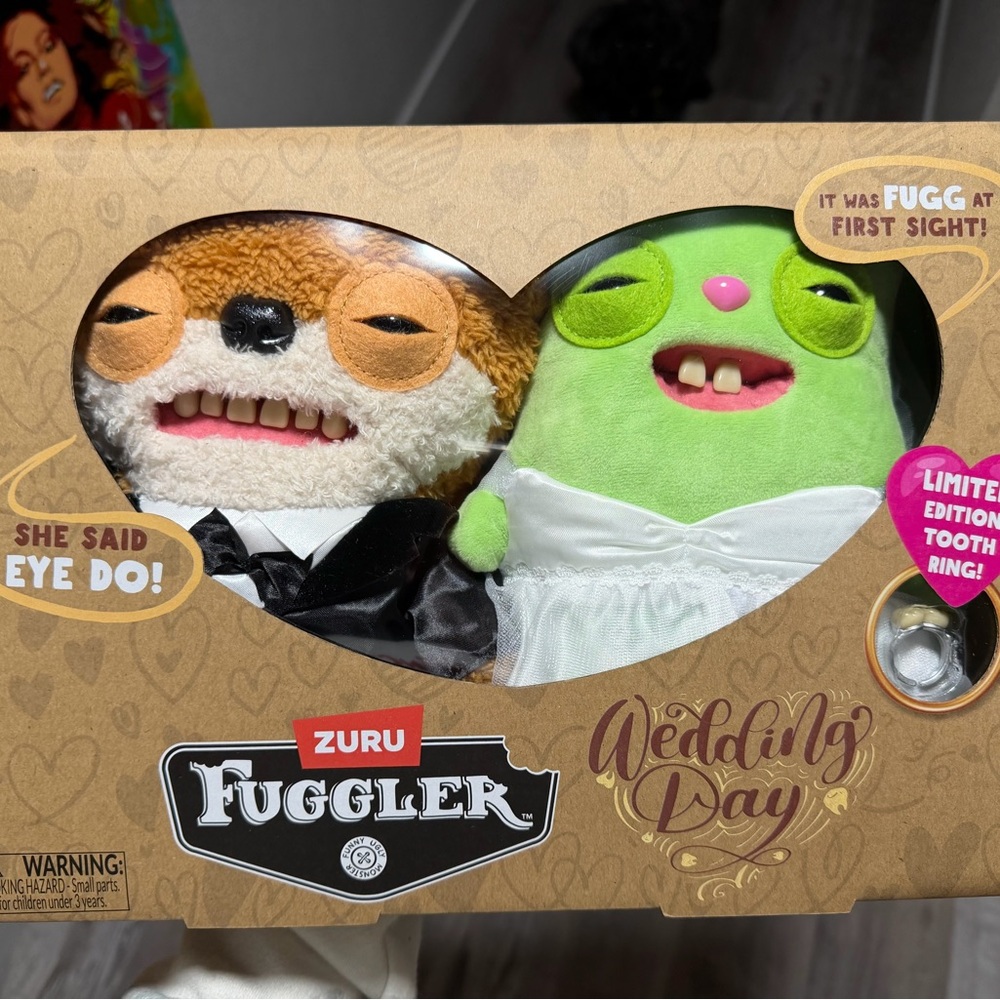 Fuggler Wedding Day 9 inch Plush Set